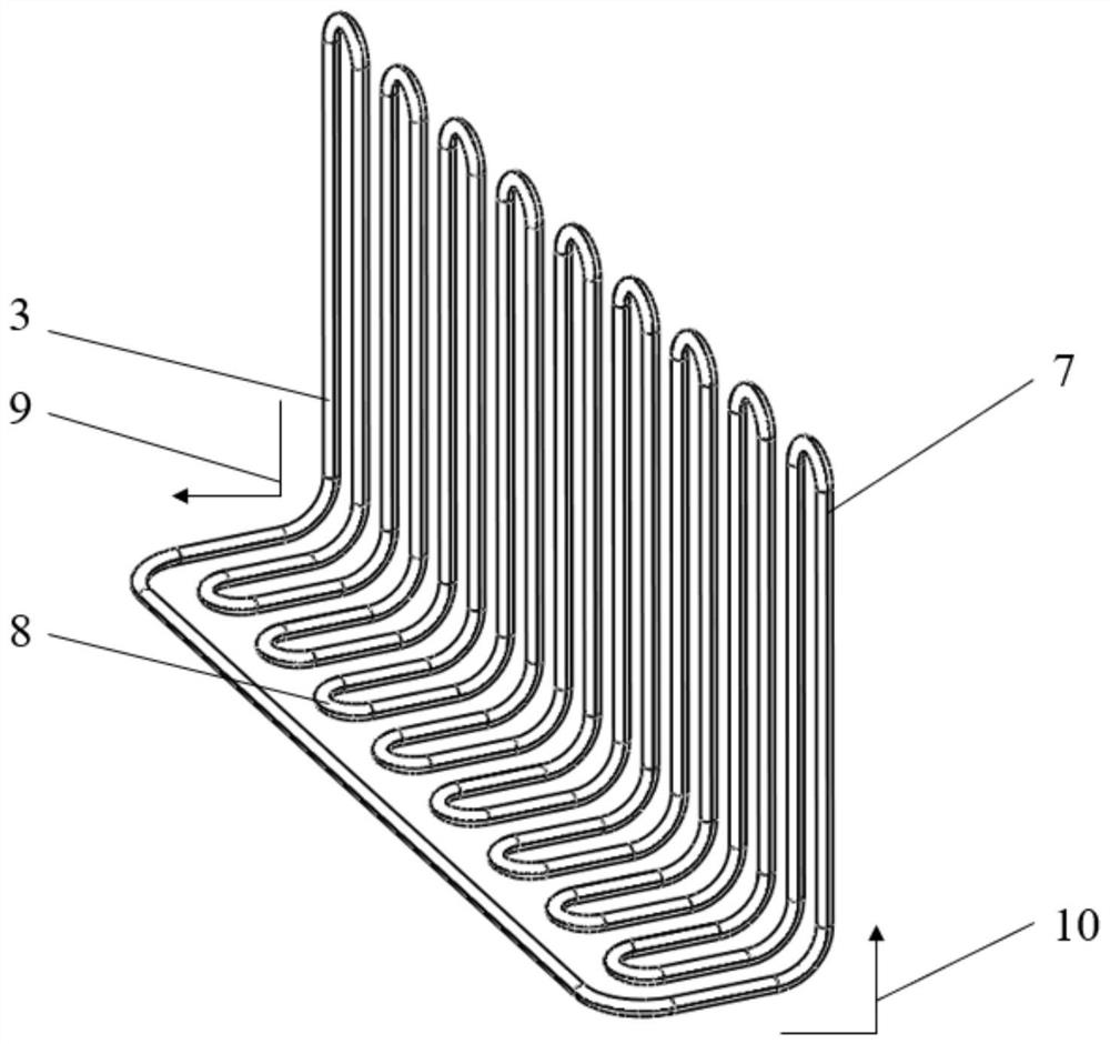 Vehicle battery fast charging heat management system based on L-shaped pulsating heat pipe and temperature control method