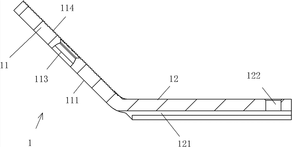 External fixing rack for hip fracture