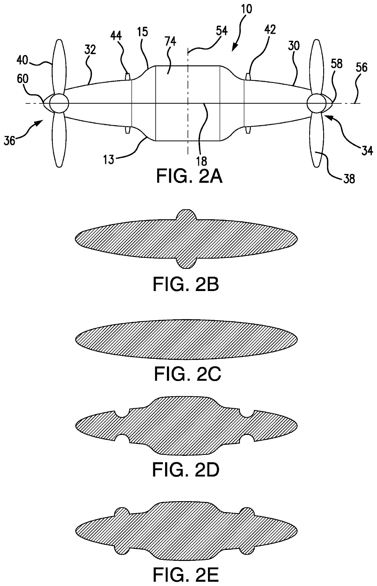 Universal vehicle with improved stability for safe operation in air, water and terrain environments