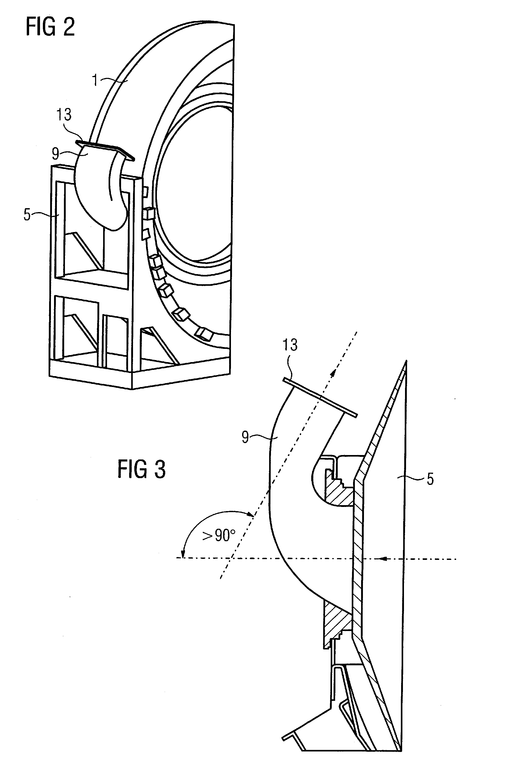 Cooling system for gantry-mounted components of a computed tomography system