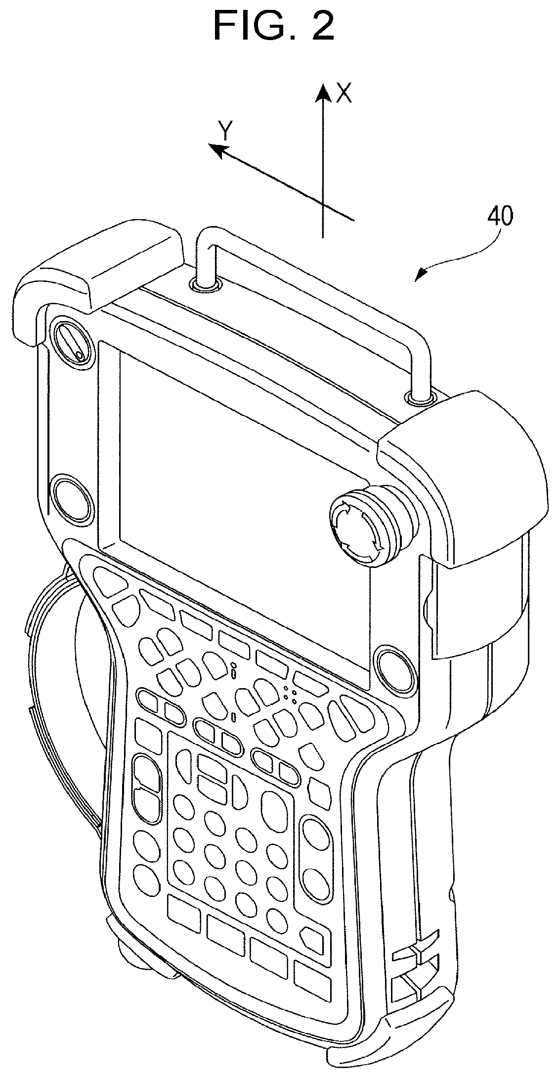 Teaching apparatus used for operation of industrial robot