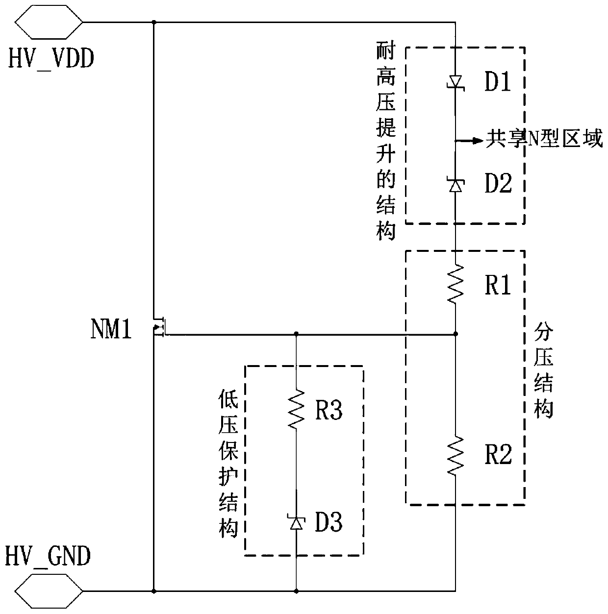 ESD circuit capable of improving high-voltage reliability