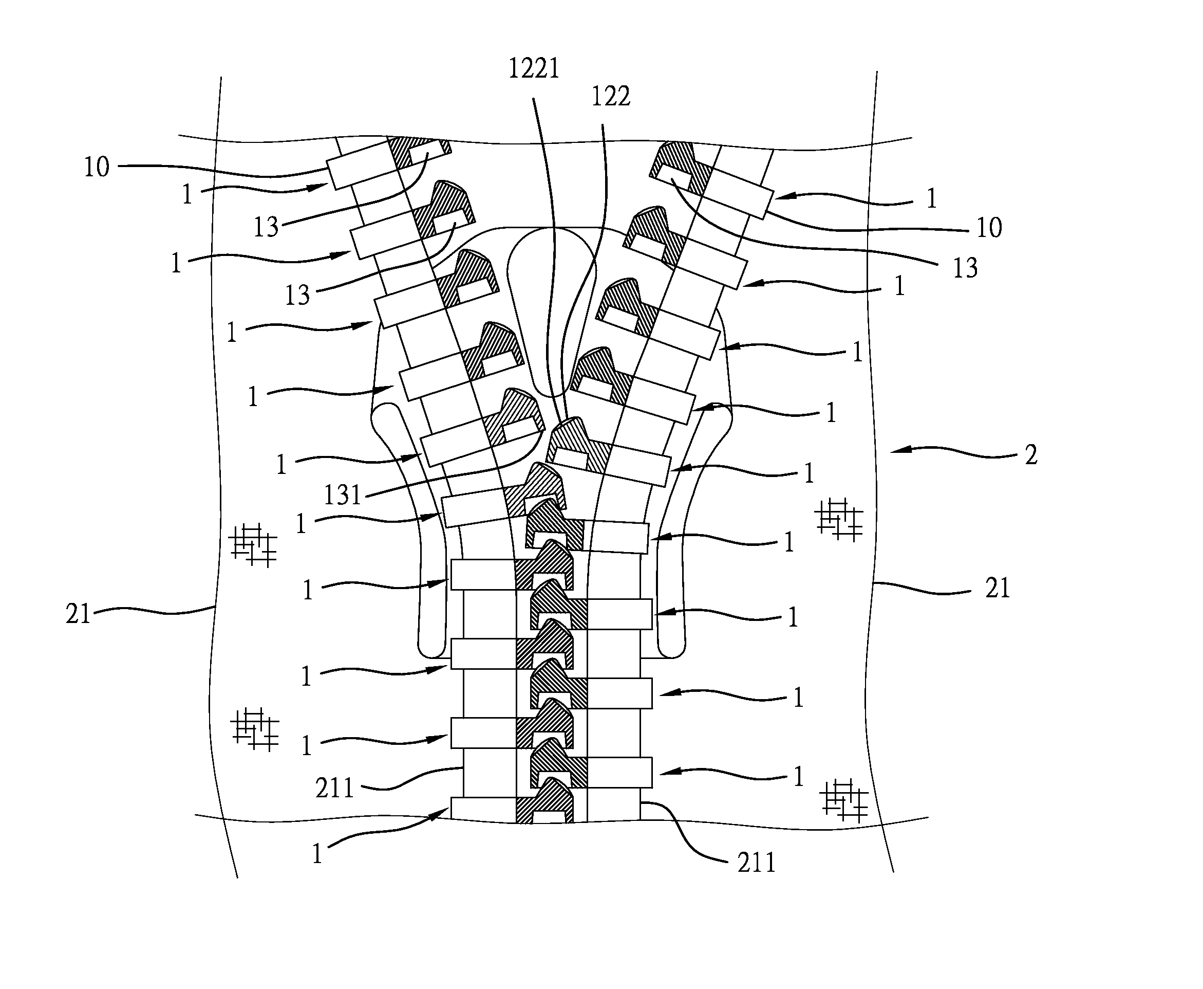 Metal Tooth For Zipper