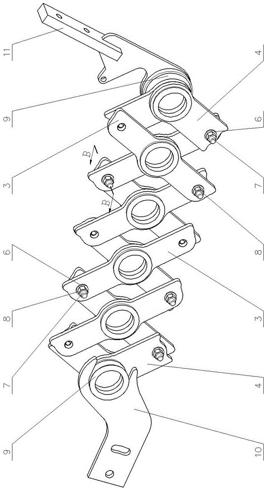 Sorting device with protection sleeves of potato cleaner