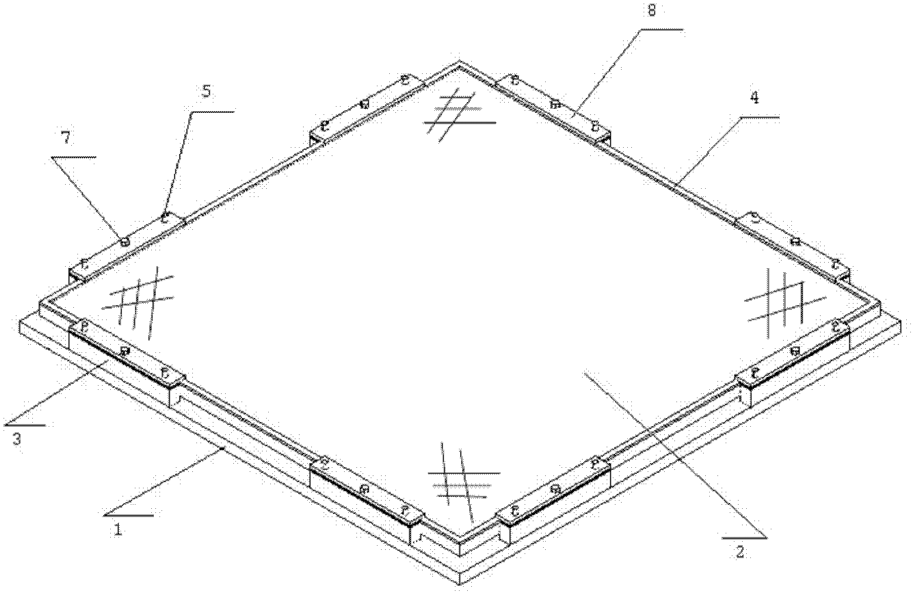 Method for improving optical element additional surface shape caused by force of gravity, and clamping system thereof