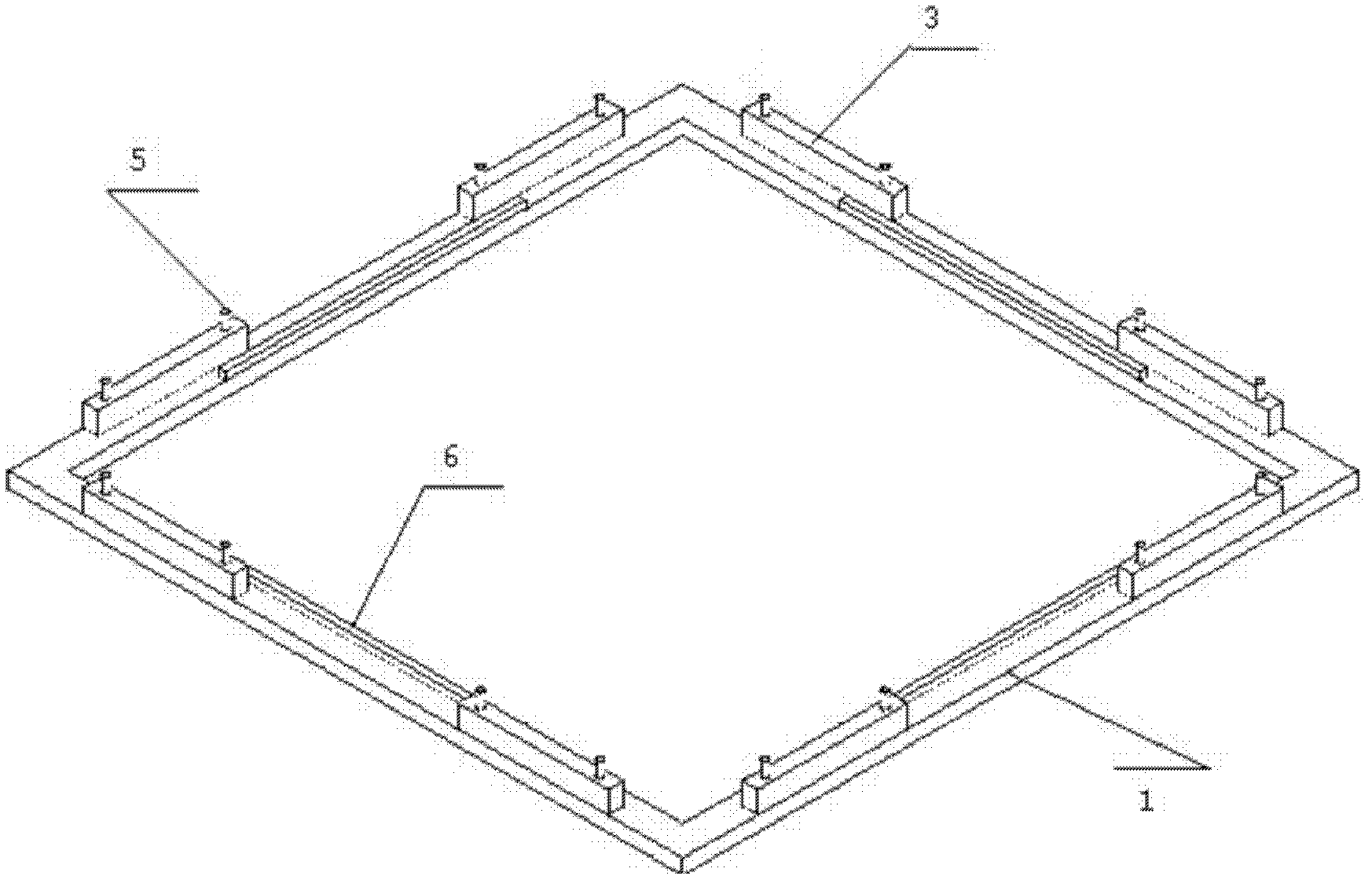 Method for improving optical element additional surface shape caused by force of gravity, and clamping system thereof