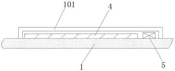 Photovoltaic power generation cooling device in automobile