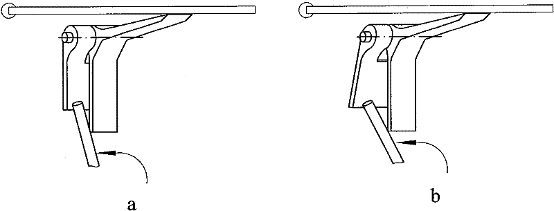 Turnover mechanism of mahjong machine with automatic dealing function