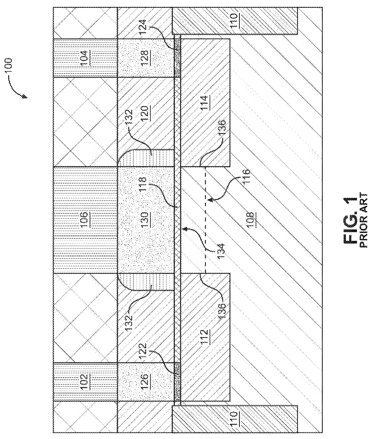 Controlling dimensions of a negative capacitance layer of a gate stack of a field-effect transistor (FET) to increase power density