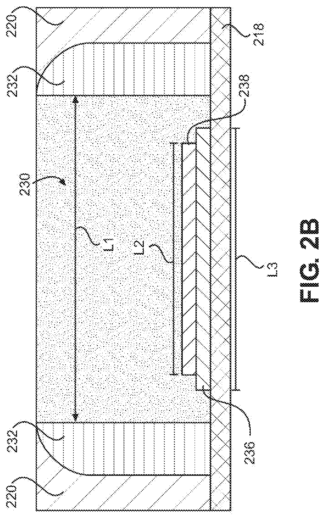 Controlling dimensions of a negative capacitance layer of a gate stack of a field-effect transistor (FET) to increase power density