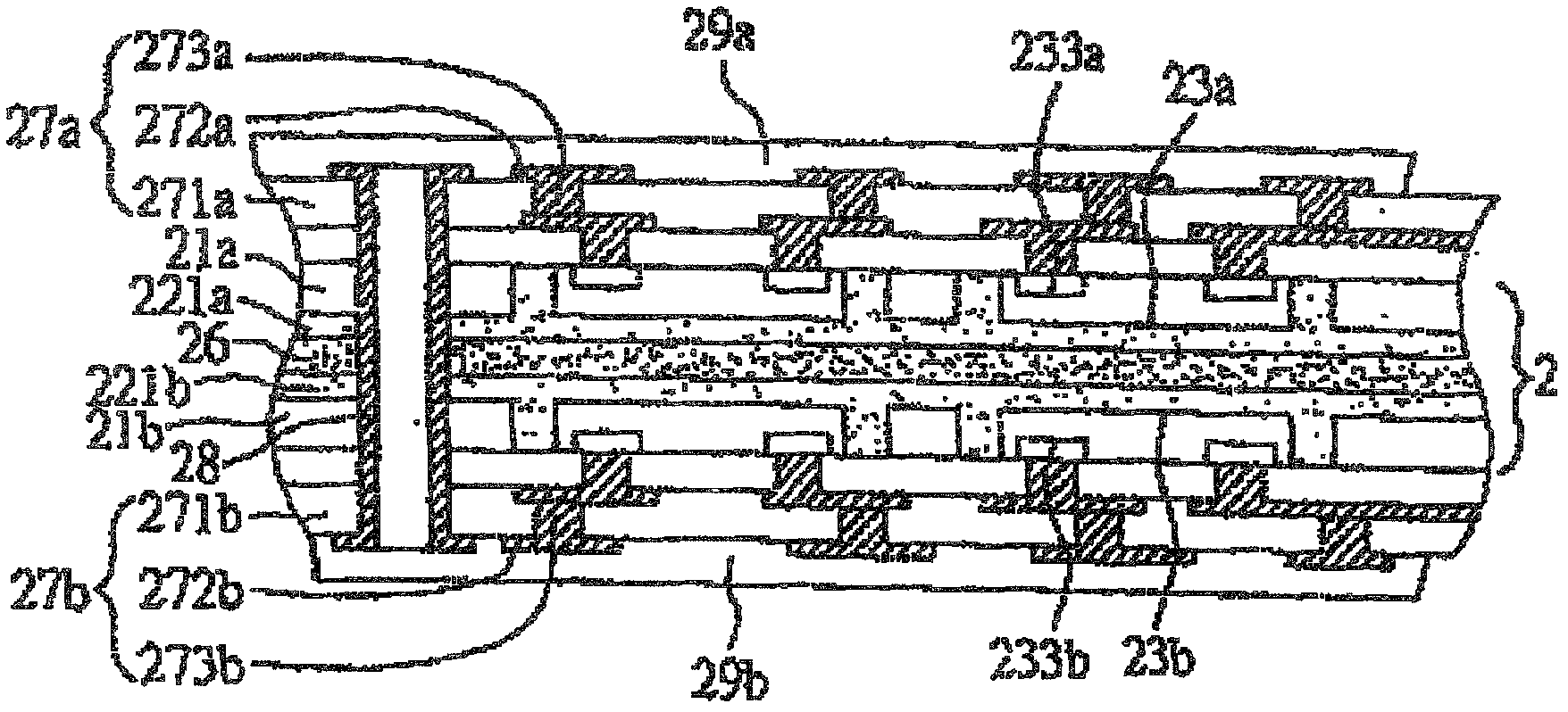 Package substrate of active chip and preparation method thereof