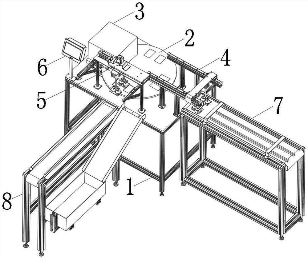 Detection equipment for liquid crystal panel production