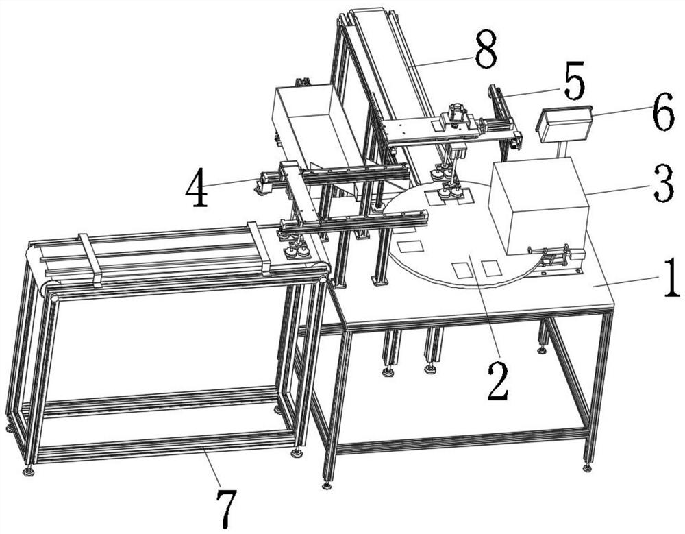 Detection equipment for liquid crystal panel production