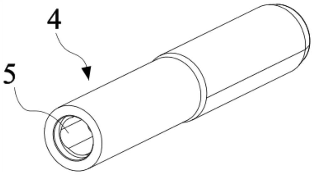 Positioning and connecting structure, cutter assembly, cutter head and cutter rod