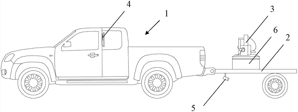 Vehicle-mounted airport pavement damage microtopography image acquisition system and control evaluation method