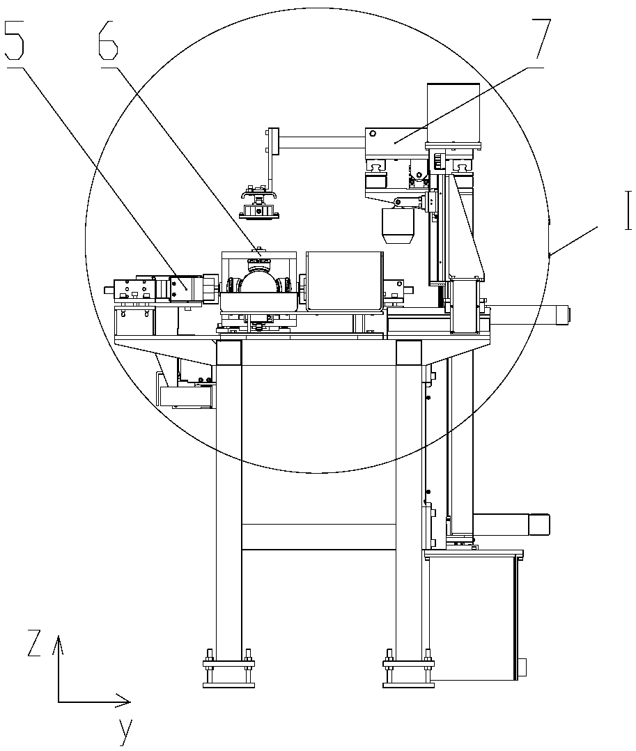 Device for automatically loading projectile body into packaging bag