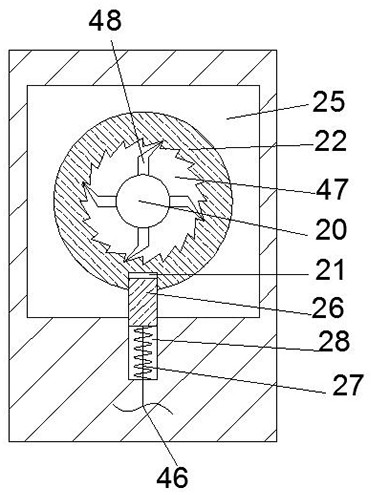 Special removing equipment for flaws of hardware parts