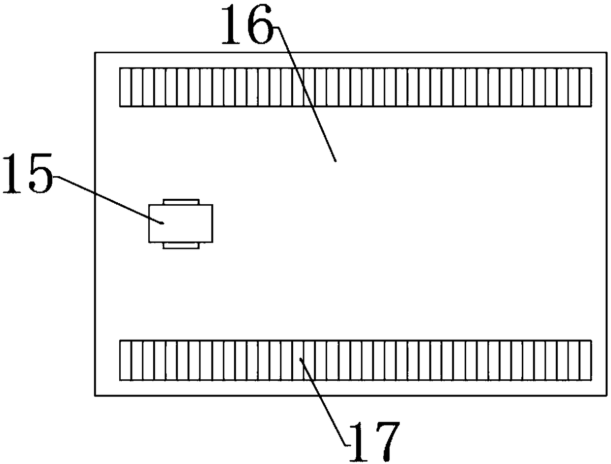 Anti-corrosion coating brush printing device for electronic chip