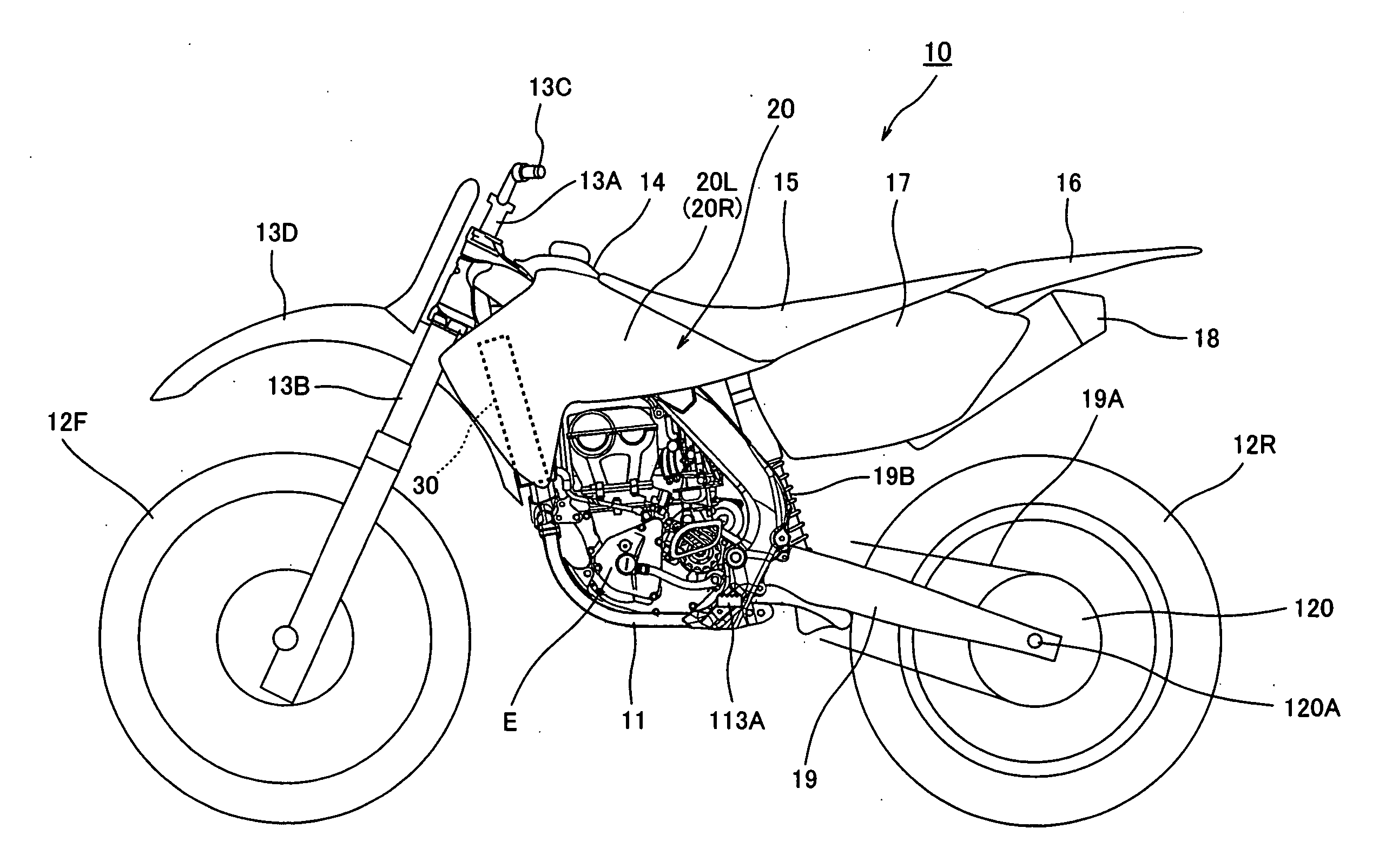 Shroud of a vehicle