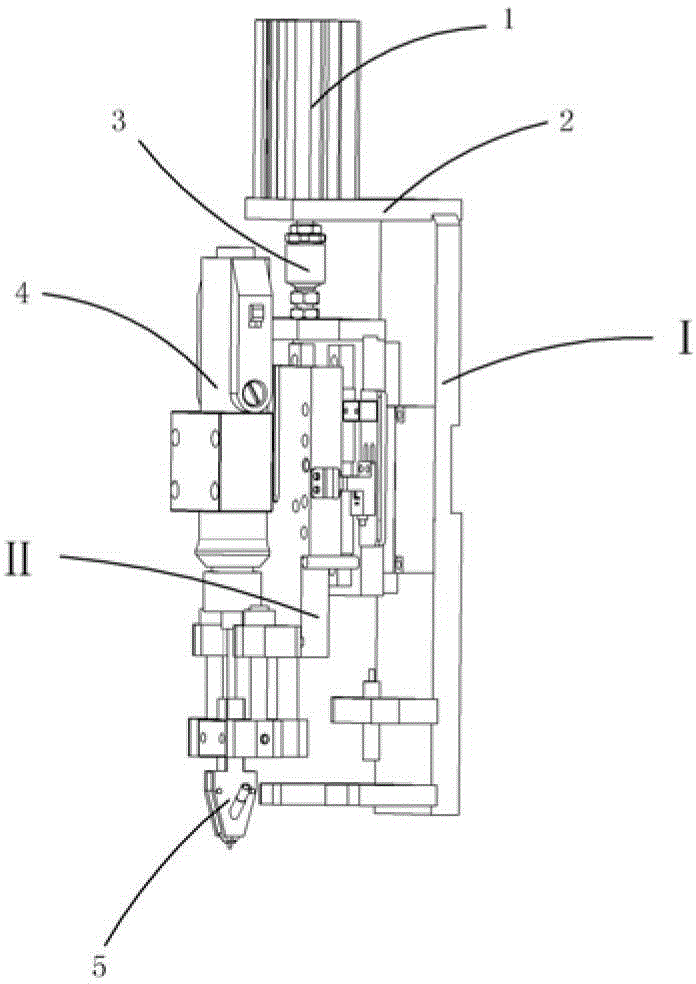 Automatic screw locking elastic mechanism