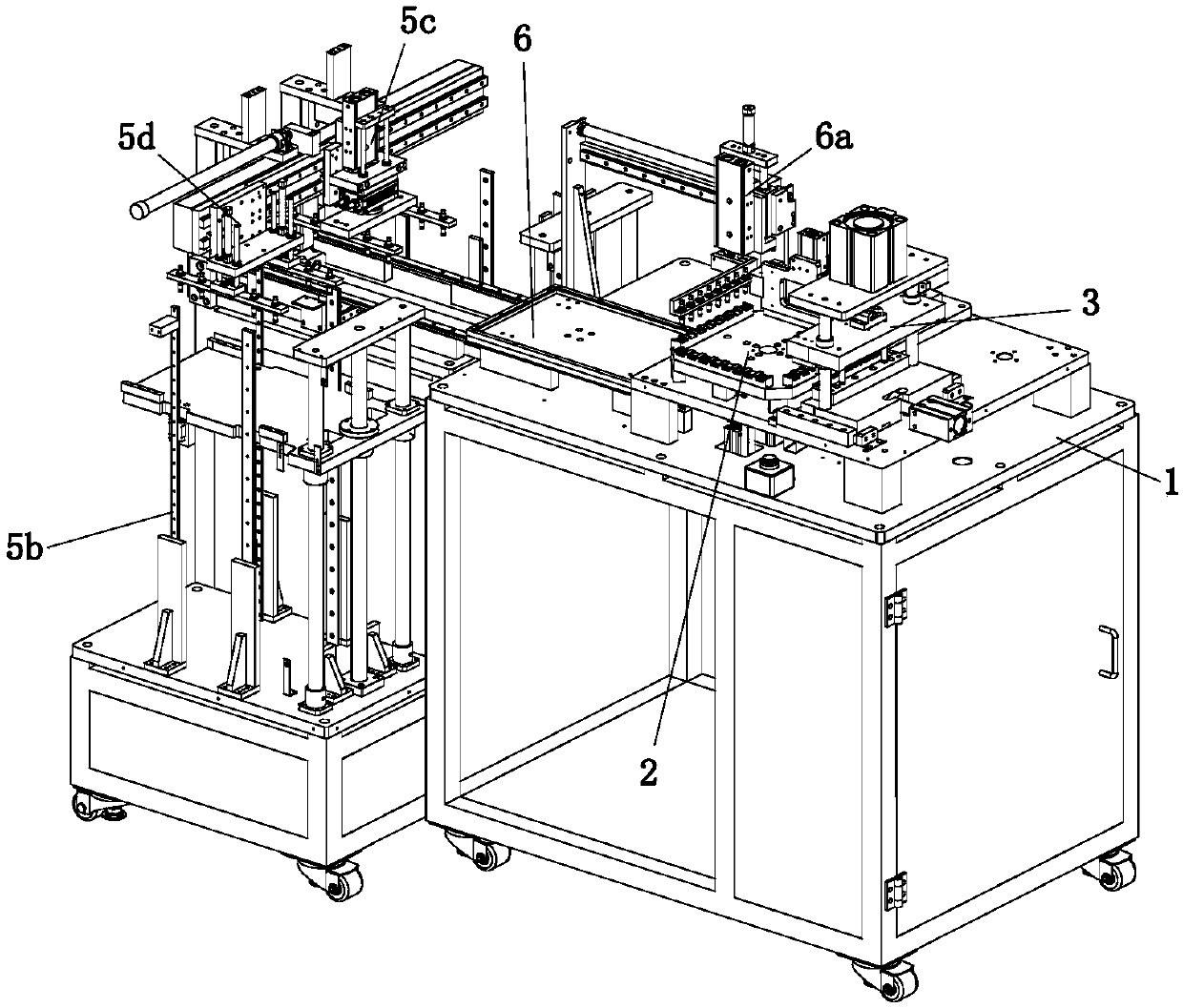 An ear-folding mechanism for metal plate punching and folding earphones