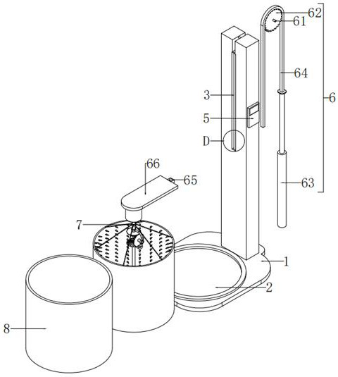 Water-based pressure-sensitive adhesive production device and production process thereof