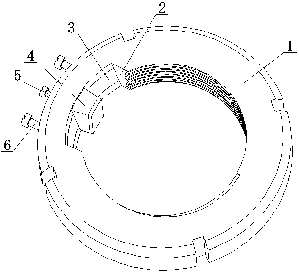 Locknut and application method thereof