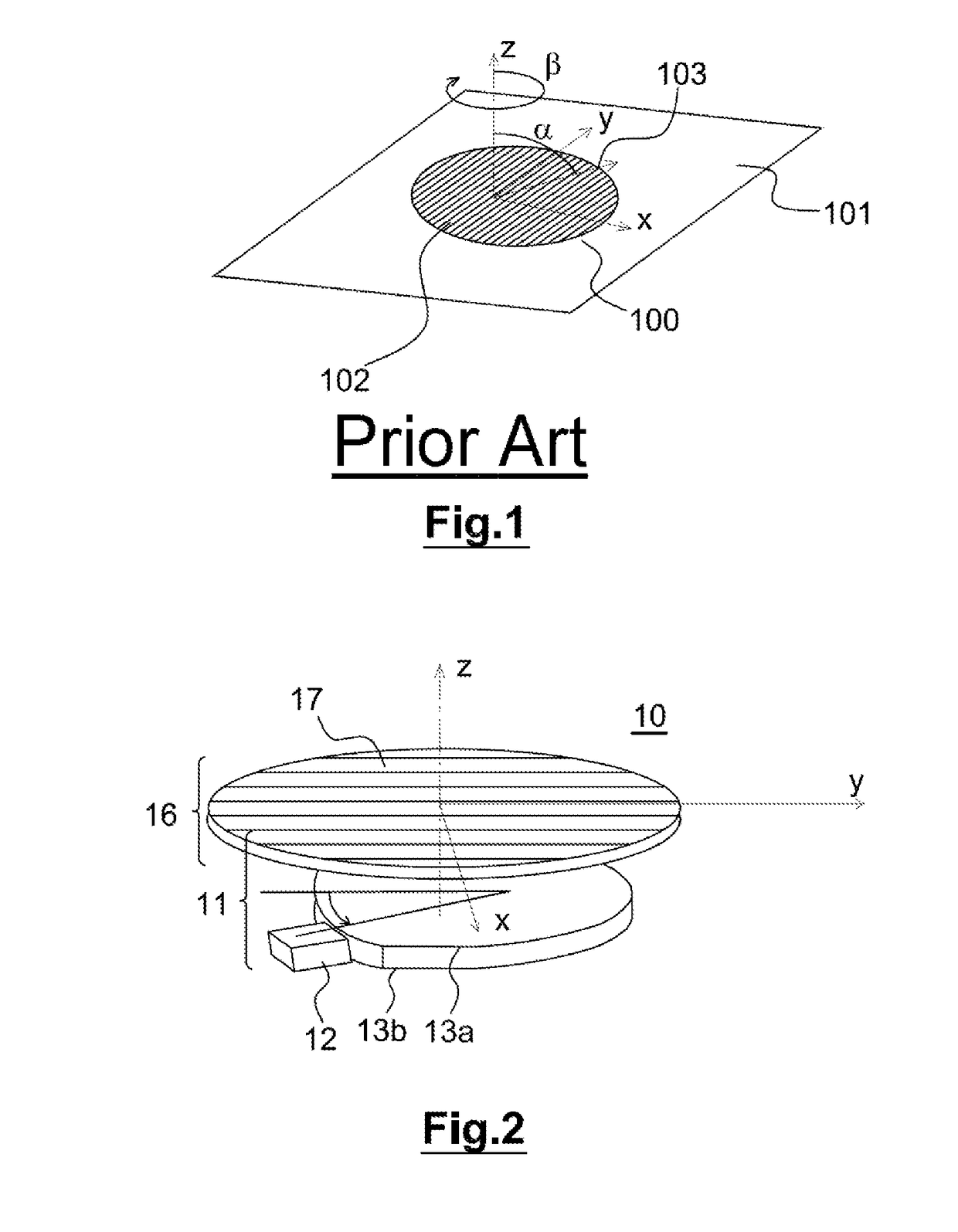 Flat antenna for satellite communication