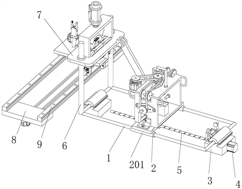 Guardrail assembling mechanism