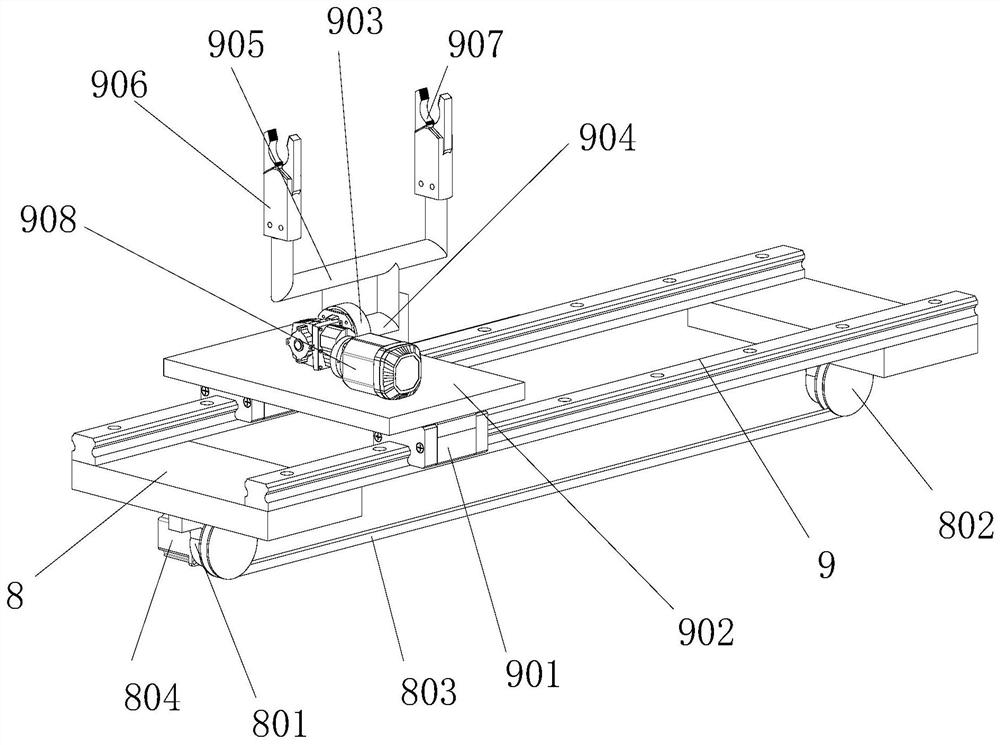 Guardrail assembling mechanism