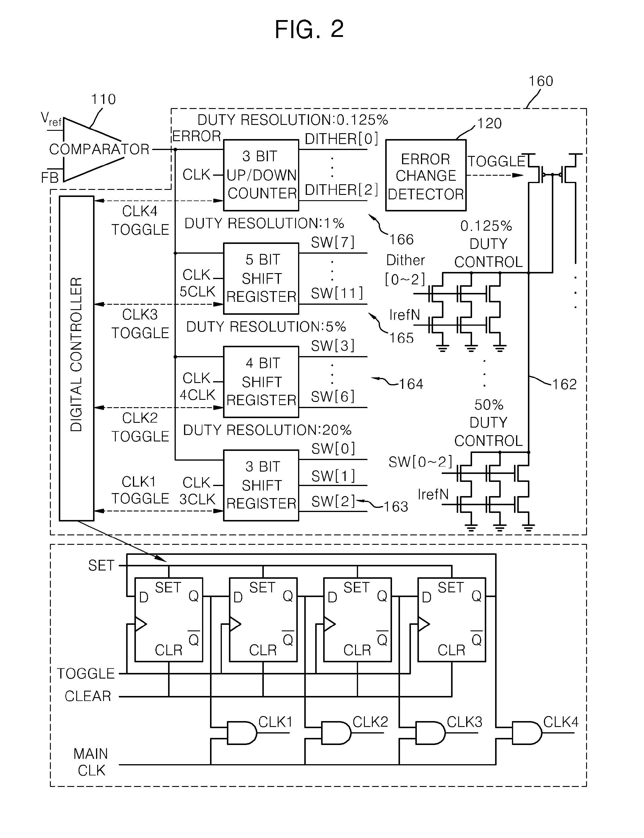 Device for controlling a switching mode power supply