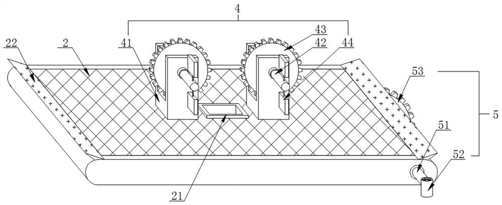 Impurity recovery device in food paperboard papermaking process