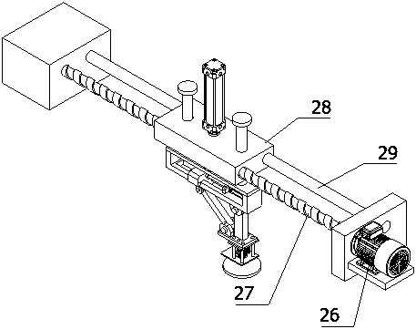 Secondary-sweeping-free green plant trimming equipment for municipal afforesting and implementation mode