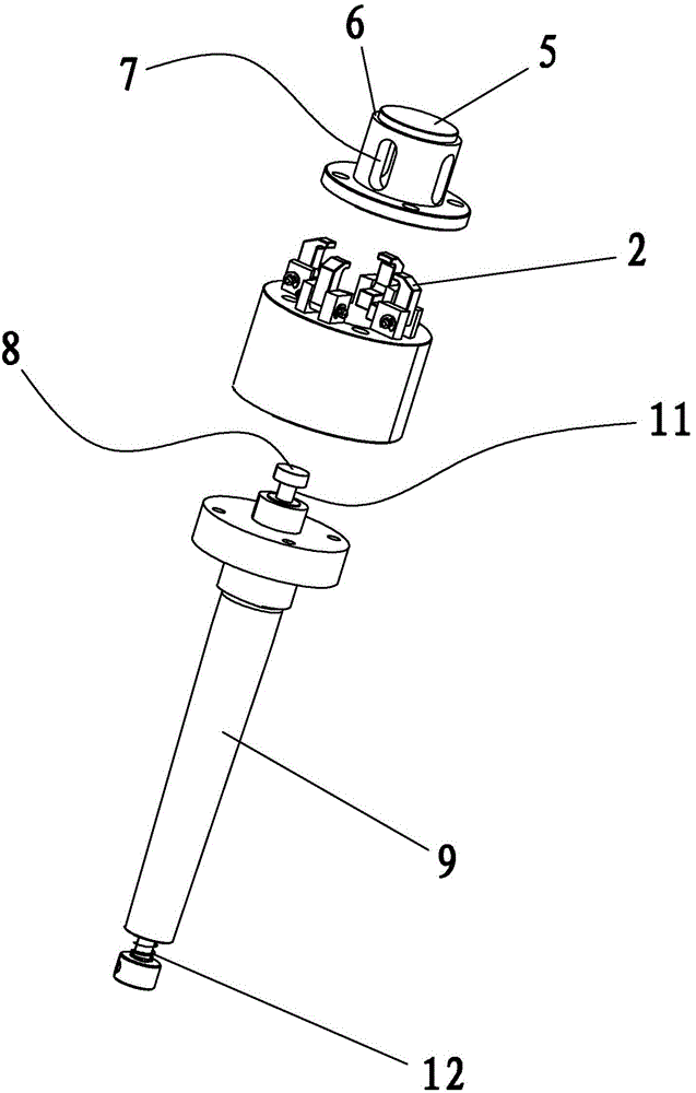 Clamp used for fixing net of shaver