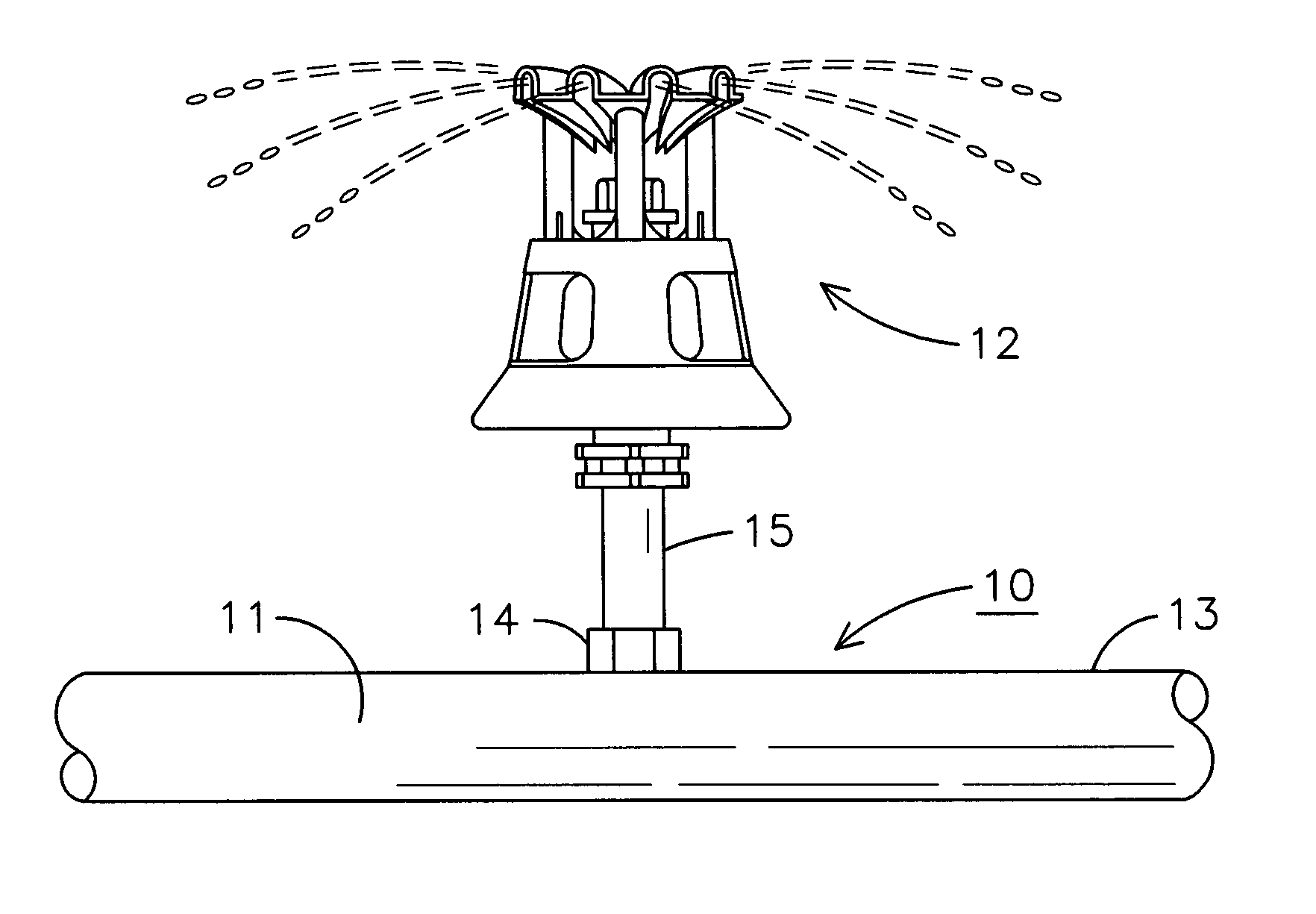 Wobbling sprinkler head