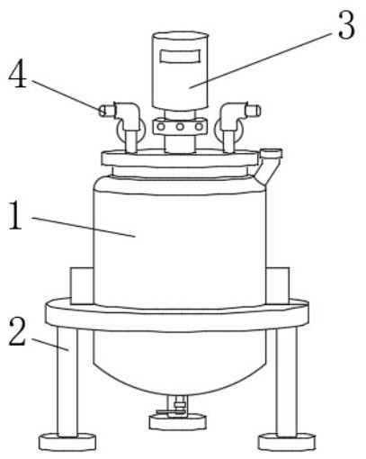 Production equipment for polyurethane raw material used for manufacturing soft volleyballs