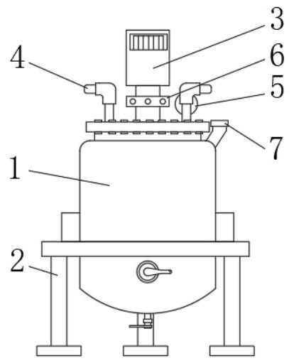 Production equipment for polyurethane raw material used for manufacturing soft volleyballs