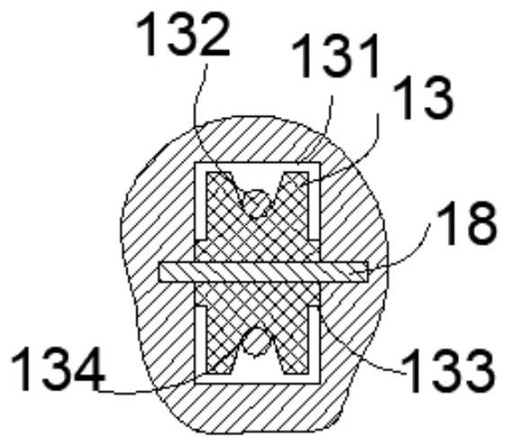 Opposite insertion type replacement device for wire-driven rehabilitation training gloves