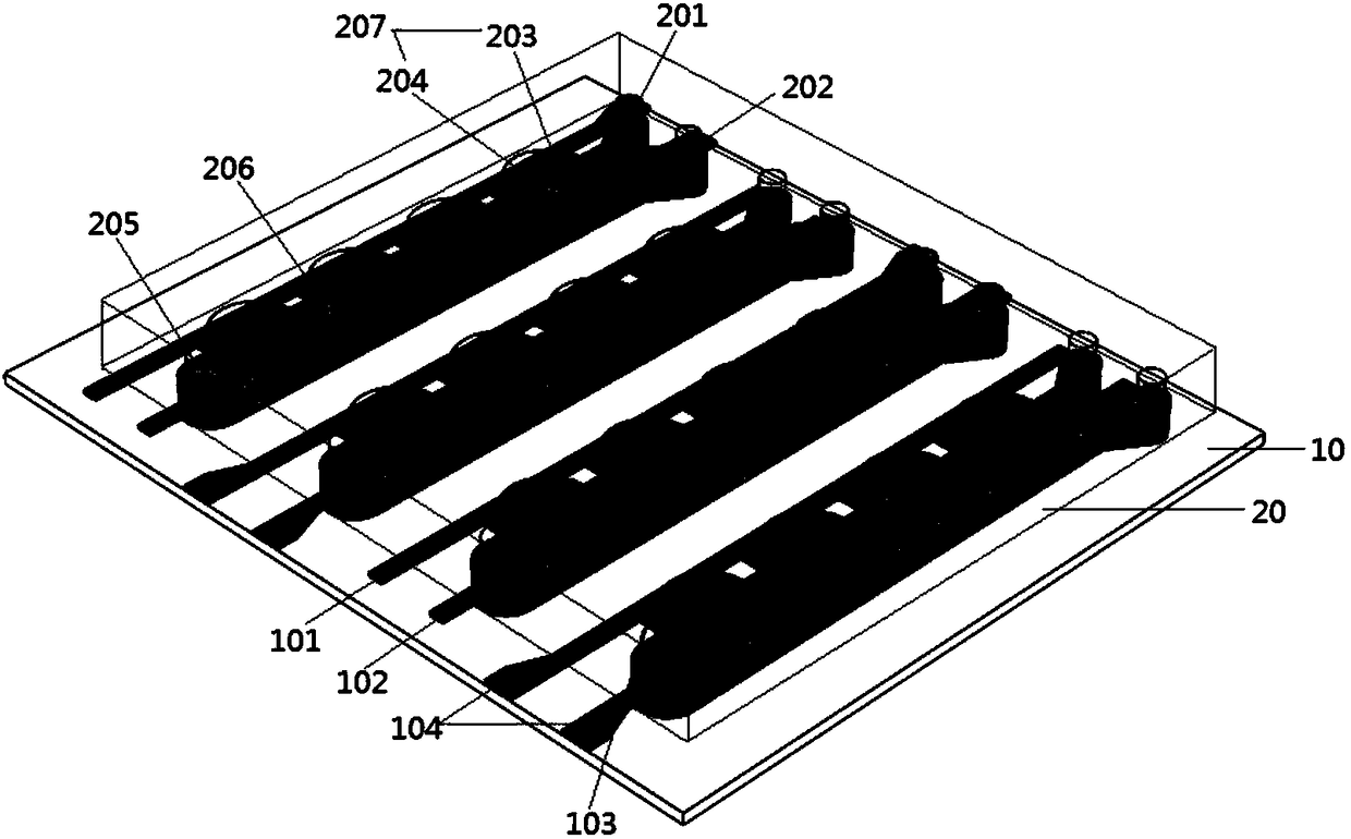 Micro-flow control chip for cell tissue culture and real-time monitoring and use method thereof