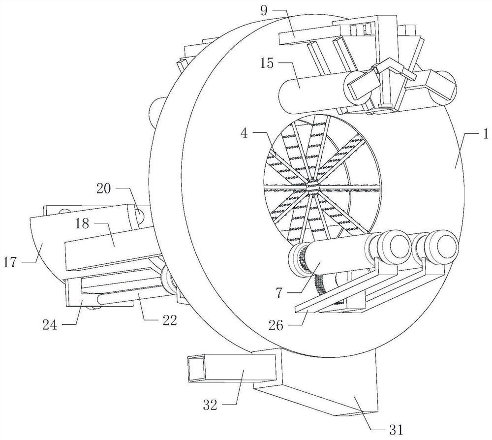 Grinding and polishing machine tool for hydrogen cylinder machining