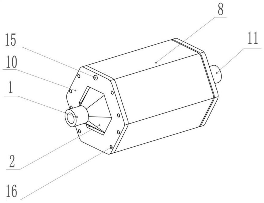 Automobile exhaust waste heat efficient energy recovery device and design method