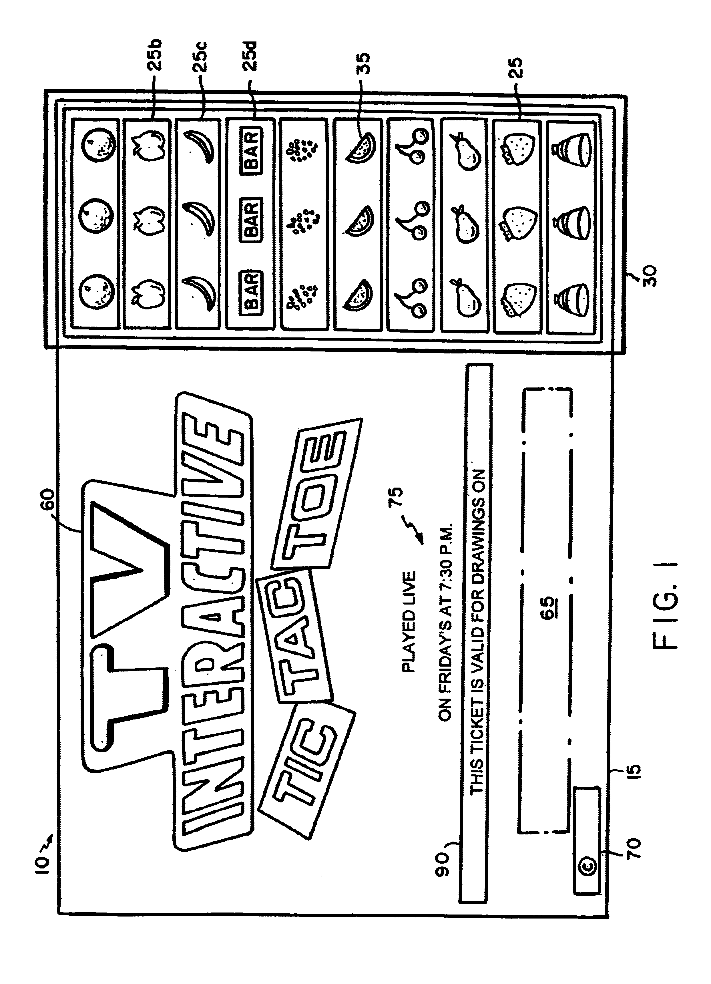 Universal lottery game ticket and a lottery game and a method of playing the lottery game using the ticket