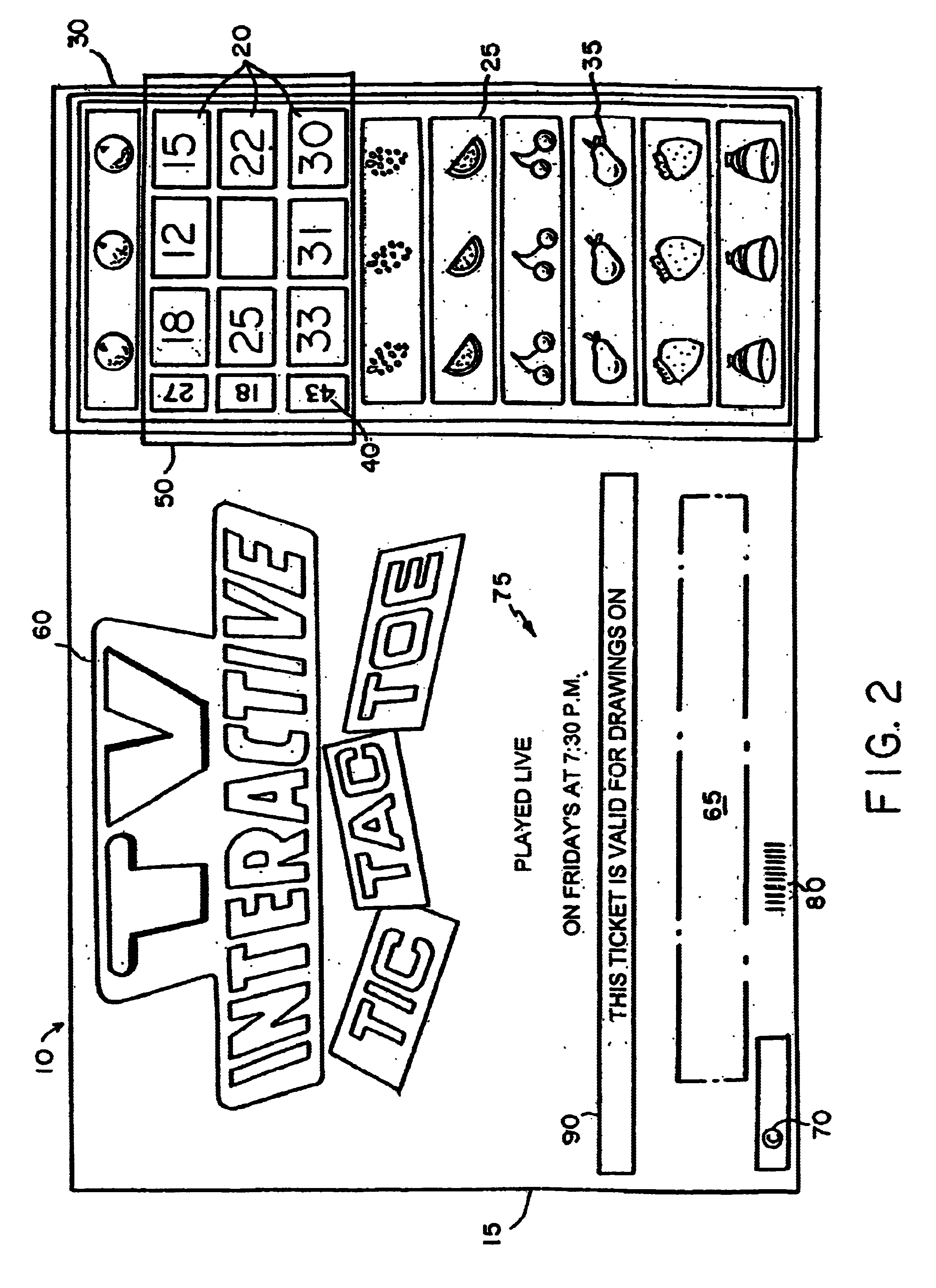 Universal lottery game ticket and a lottery game and a method of playing the lottery game using the ticket