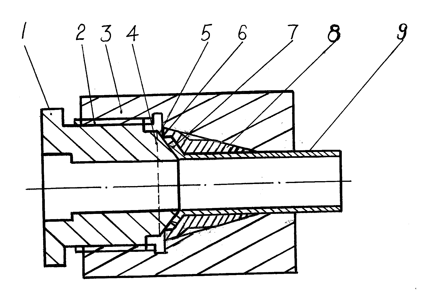 Pipe connecting pipe fitting