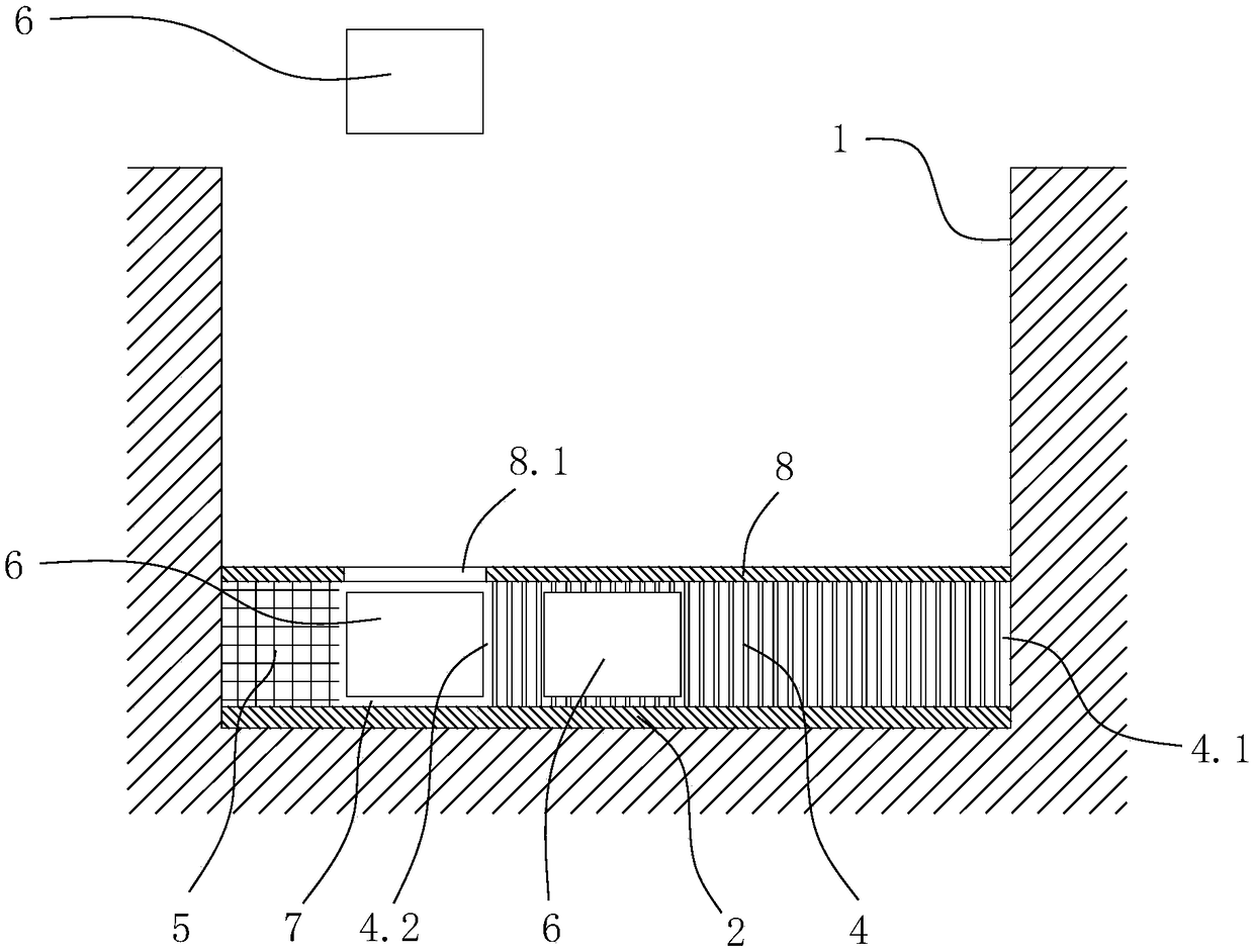 Shield tunneling machine station and starting construction method