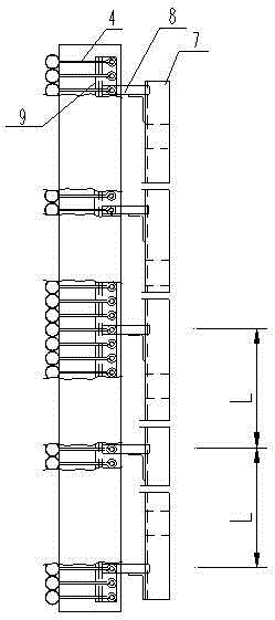 A fixed structure of heat absorber tube panel