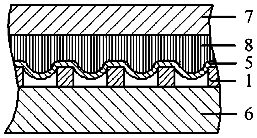 Fabrication method and application of hydrophobic/light trapping fly-eye lens array with micro-nano double-level structure