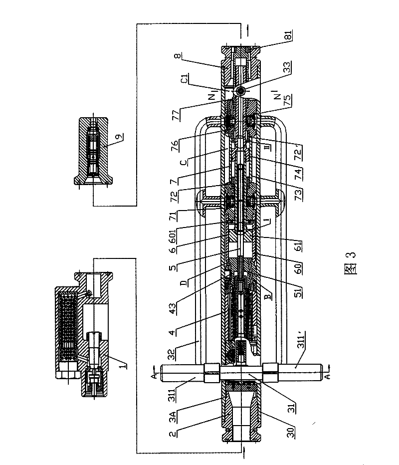 Ground hydraulic augmented injection pump