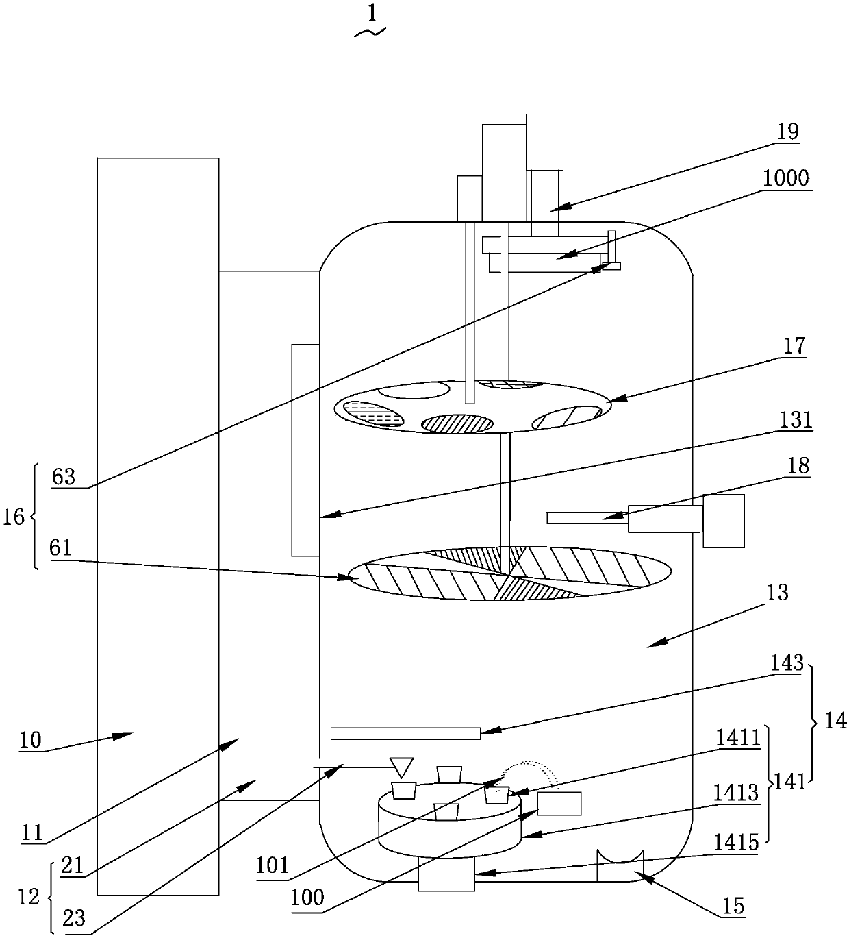 High-throughput composite material chip, preparation method and preparation device thereof