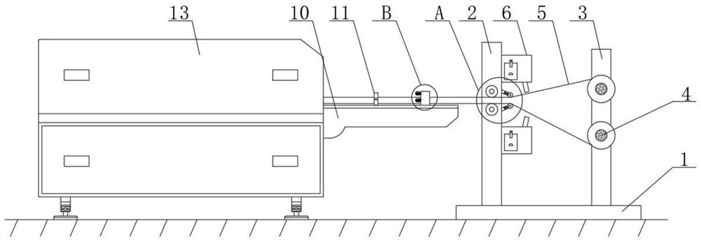 Cloth bonding device